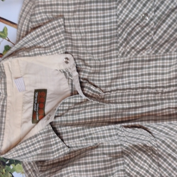 Rip CURL - snap button long sleeve shirt size XL - Picture 2 of 4
